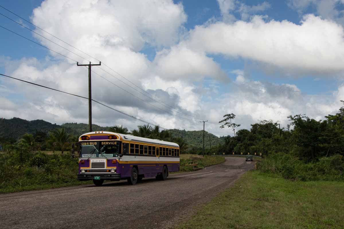 Belize Bus A colorful Bus in Belize