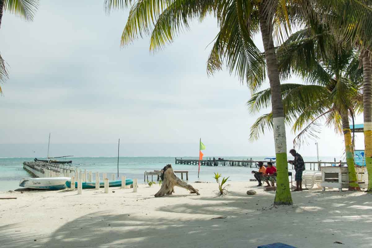 Caye Caulker Vibe Caye Caulker beach scene